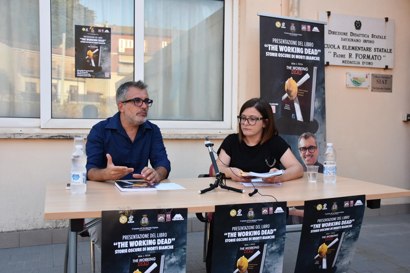 FOTO E VIDEO | Presentazione di ‘The working dead’ a Savignano Irpino